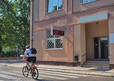 Summer day ride a bike