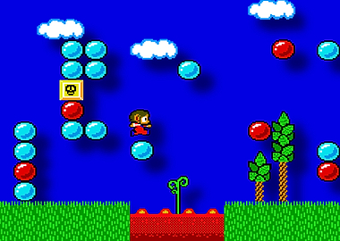 Alex Kidd Floor Is Lava
