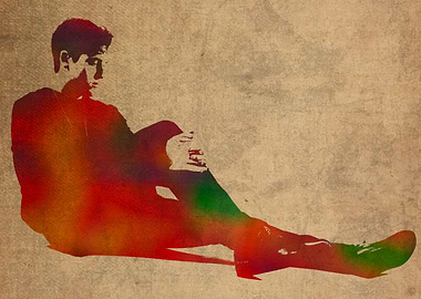 Lauv Watercolor Portrait