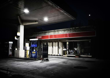 ESSO in the night