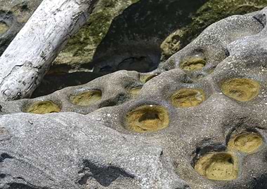 rocks on the borneo beach