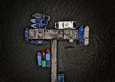 Pier Drone view