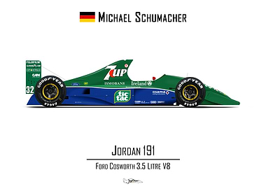 Schumacher - Jordan 191