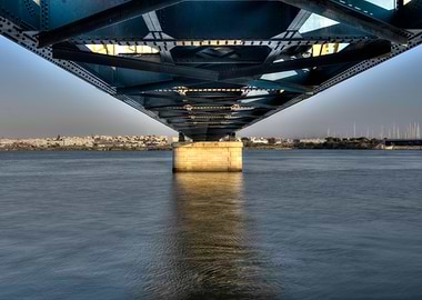 Under the bridge!