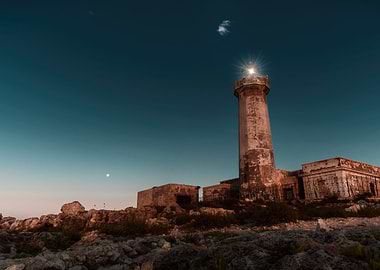 Lighthouse at sunrise