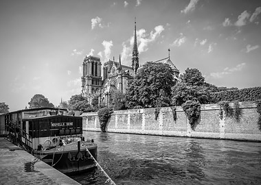 PARIS NotreDame monochrome