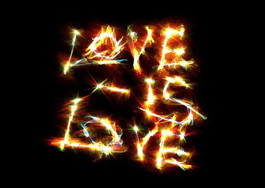 Love is Love Word Art