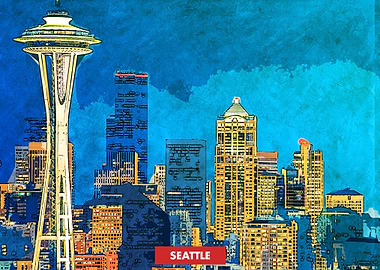 Seattle City Skyline