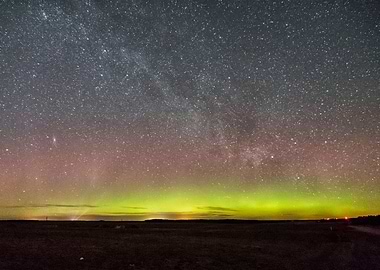 Northern lights and mw
