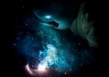 Welding Colorful Smoke