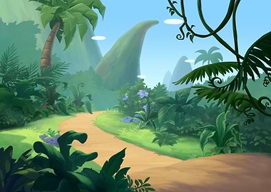 Path through the forest