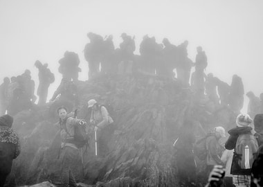 Snowdon Foggy Summit