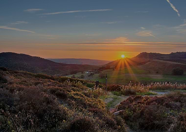Evening Sun - The Roaches