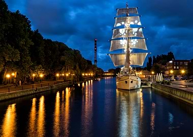 Old ship In Klaipėda