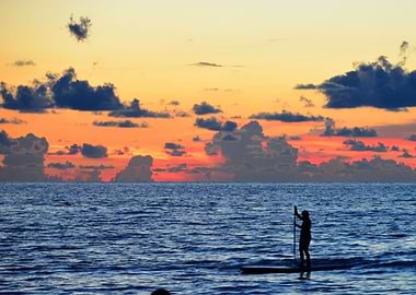 The sound of the ocean.