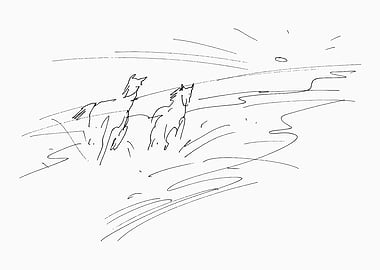 Summer Morning (Horses)