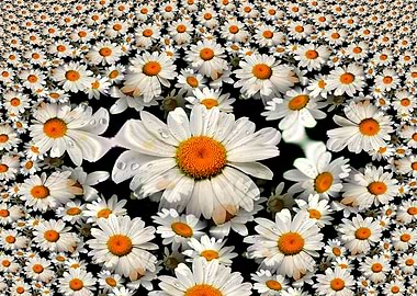 White Daisy Fractal