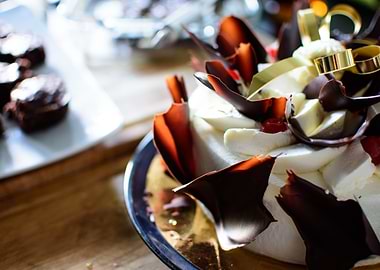 Chocolate and Cream Cake