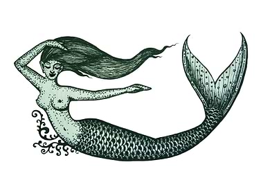 The Mermaid show on beach