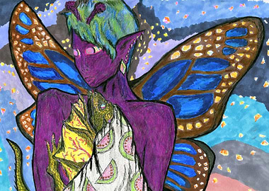 Purple Faerie Dragon Nanny