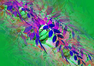 Fractal Leaf Abstract IA