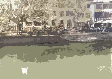 On the banks of the canal