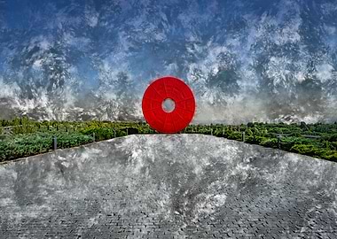 Madrid Red Big Donut