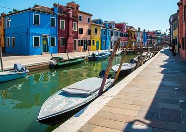 Colorful world of Burano