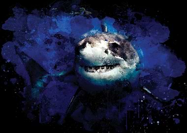 Great White Shark Art