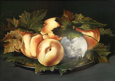 Peaches and moon