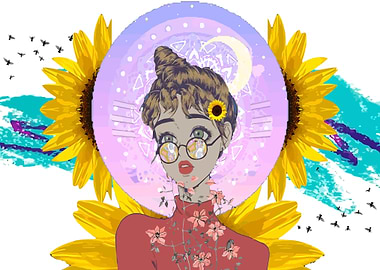 Sunflower Girl