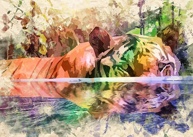 Tiger Abstract