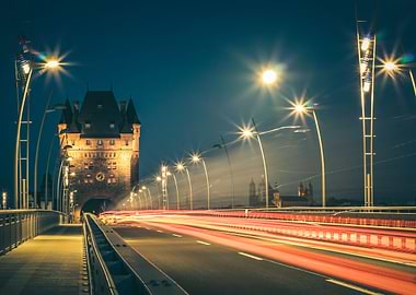 Nibelungenturm at Night