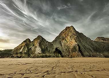 Jagged and dramatic Three