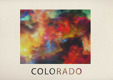 Colorado Watercolor Map