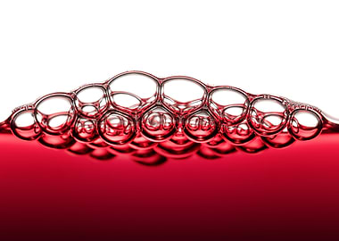 Red Wine Bubbles