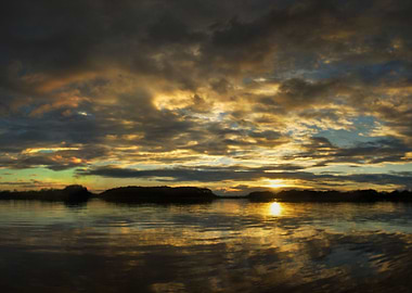 Amazon River Sunset