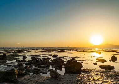 Wonderful sunset over Red