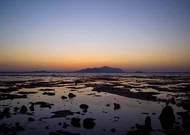 Beautiful tropical seascap