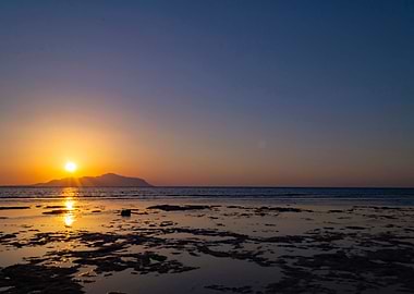 Wonderful sunset over Tira