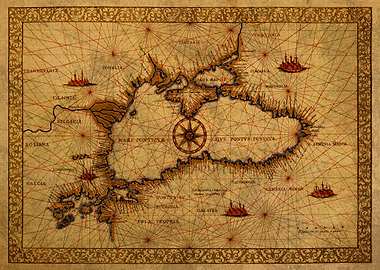 Map of Black Sea 1560
