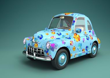 Cartoon car
