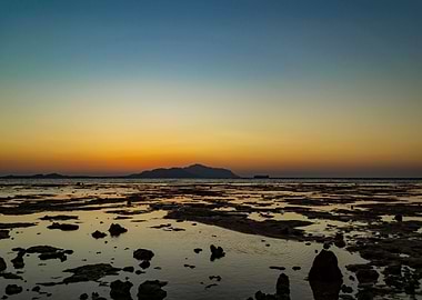 Beautiful tropical seascap