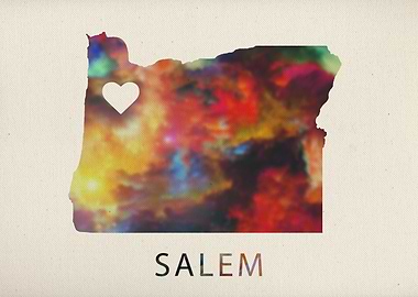 Salem Oregon Watercolor