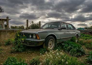 Abandoned car