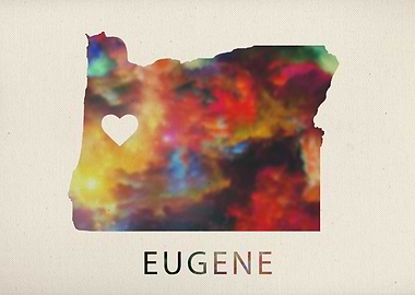 Eugene Oregon Watercolor