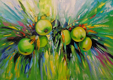 Green apples