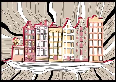 Illustration of Amsterdam