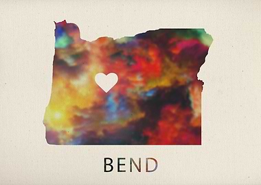 Bend Oregon Watercolor