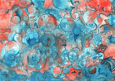 blue and orange world